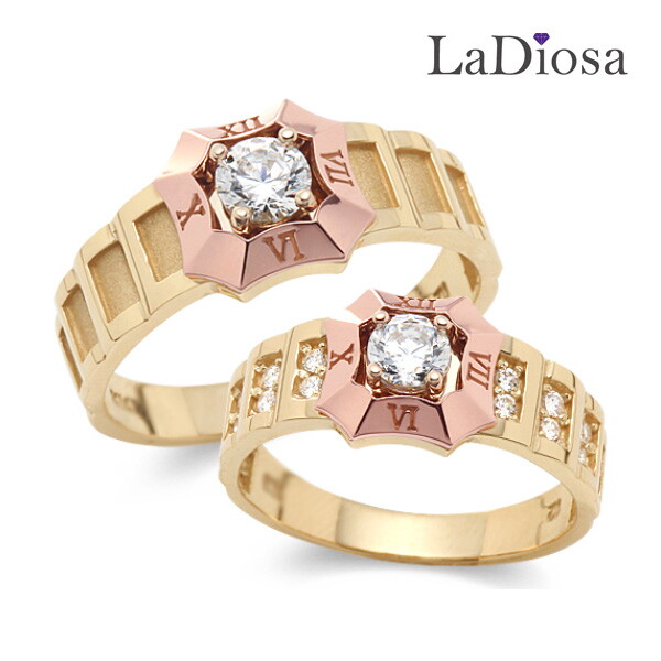 La Diosa 라디오사 18K 커플링 세트 G18B-440OR 남녀한쌍