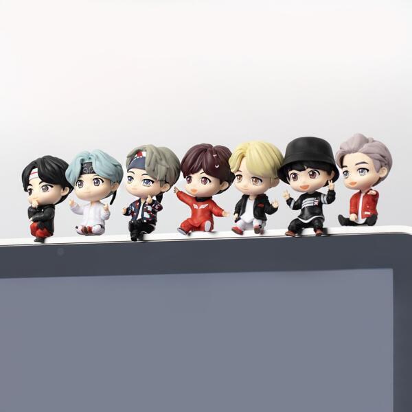 아트박스 아트박스/갓샵 BTS 방탄 소년단 모니터 피규어 7종 타이니탄 굿즈