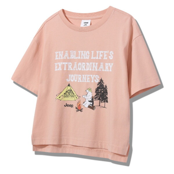 [주)제이엔지코리아]지프키즈 (패플) [지프키즈]25신상 남여공용키즈 익곰 펭귄 5부 반팔KQ2TSF253-1_US