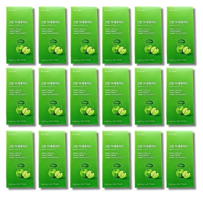 셀러허브 식품 닥터린 그린 아세로라C 1.5g x 14포 18박스