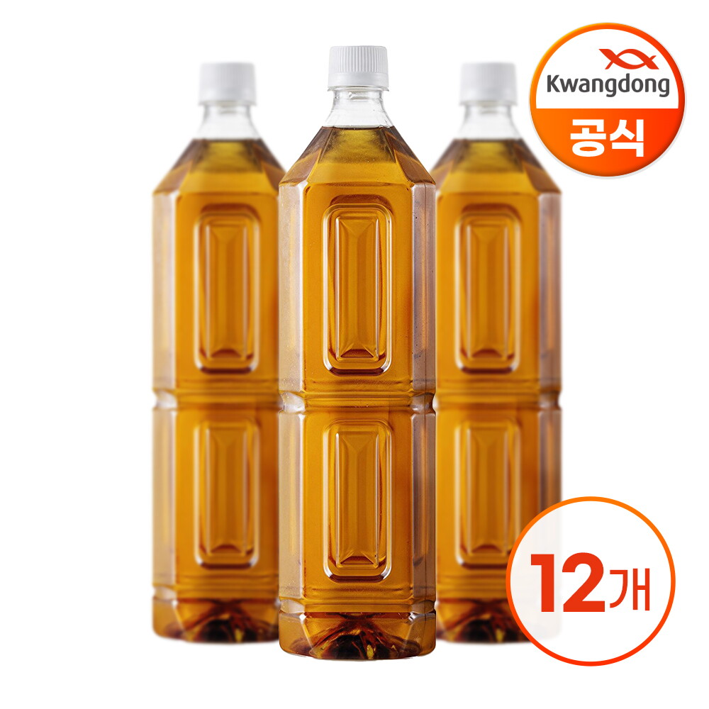 광동 광동 옥수수수염차 무라벨 1.5L X 12병 (무/유라벨 랜덤배송)