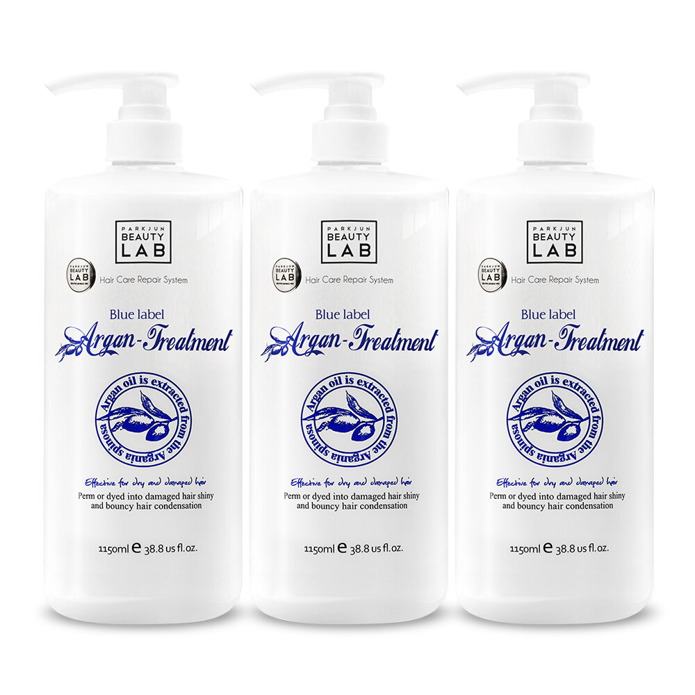 박준뷰티랩 블루라벨 아르간 대용량 트리트먼트 1150ml, 3개 묶음