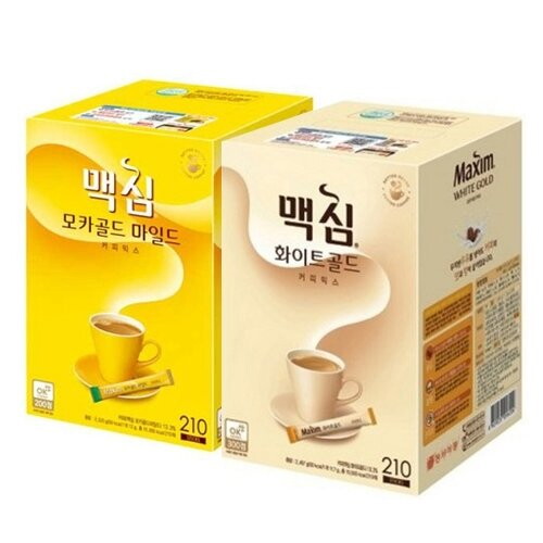 [㈜동서식품]맥심 맥심 모카골드/화이트골드210T 믹스 커피 인스턴트커피 동서식품 아이스커피