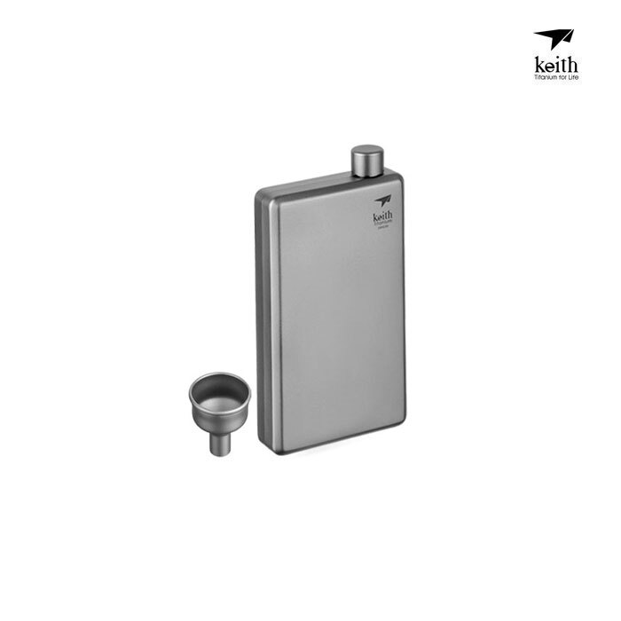 기타 키이스 티타늄 힙 플라스크 100ml Ti9306 행사