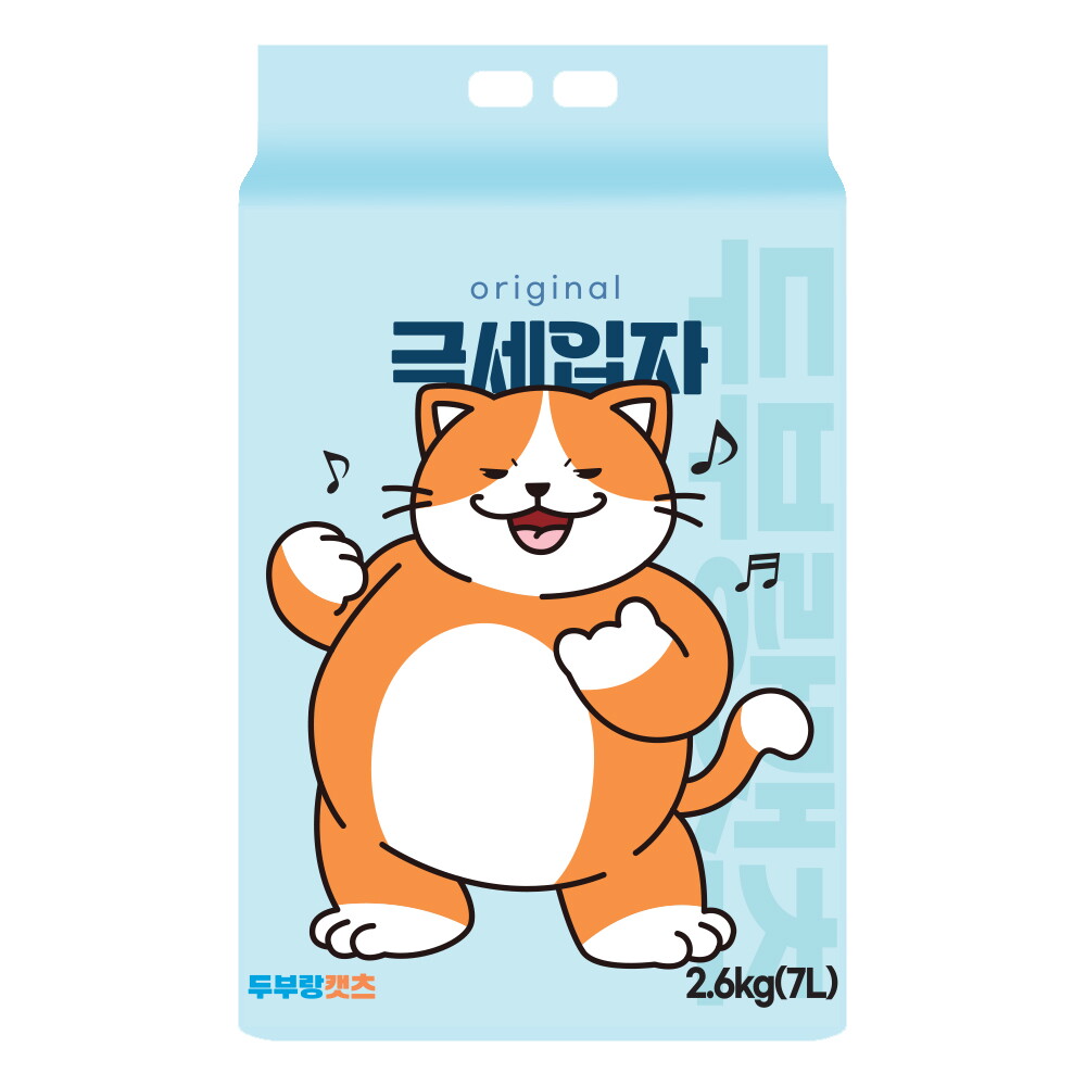 도그씨 두부랑캣츠 극세입자 7L/고양이모래 응고 탈취 30%UP