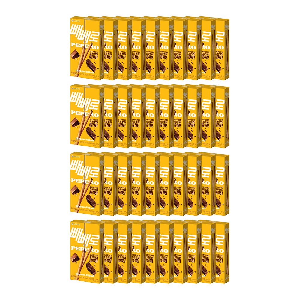 디씽컴퍼니 누드 초코필드 빼빼로 45g X40개