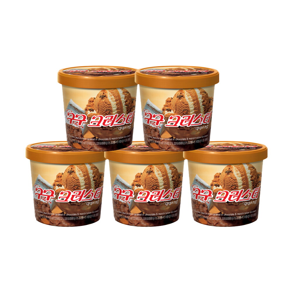 롯데웰푸드 구구크러스터 660ml * 5개