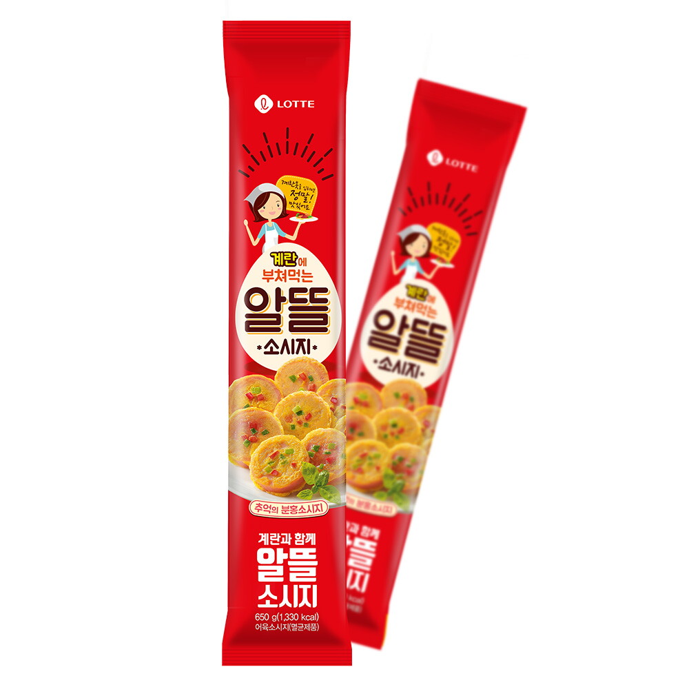 롯데햄 롯데웰푸드 알뜰소시지650G 10입