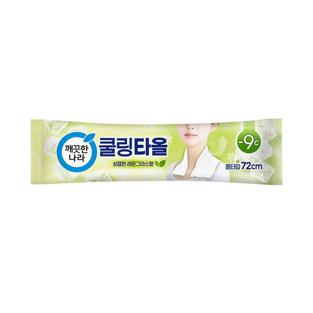 깨끗한나라 깨끗한나라 레몬그라스 쿨링타올 휴대형 1매