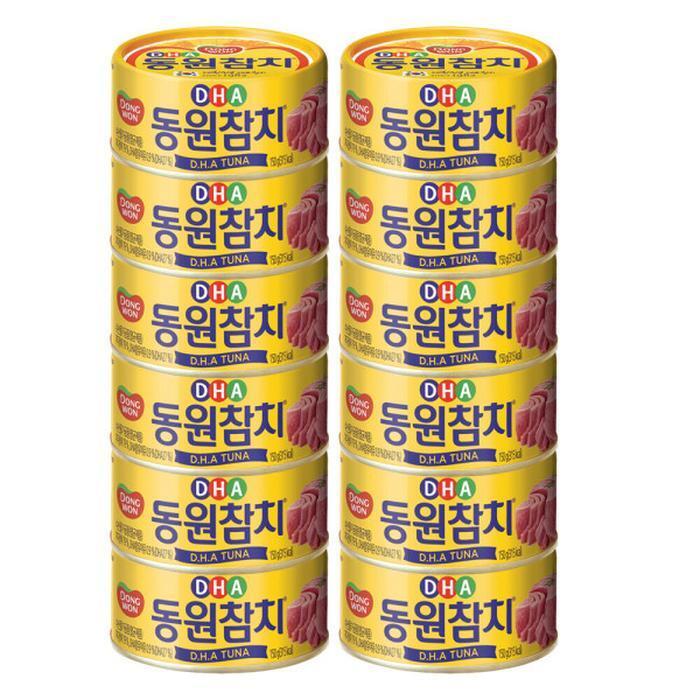 셀러허브 식품 동원 DHA 참치 150g 원터치 12캔