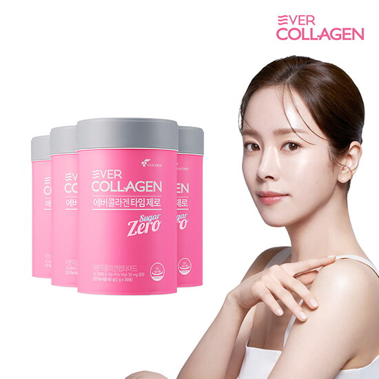 뉴트리 에버콜라겐 타임 제로 4개월 저분자콜라겐펩타이드 1,000mg함유
