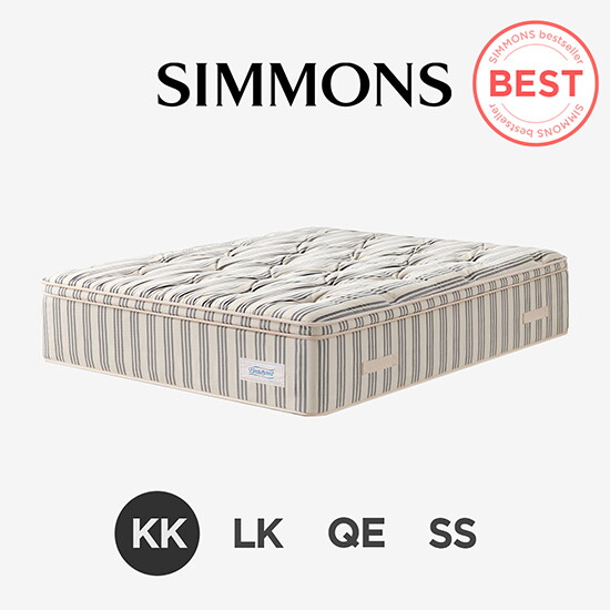 시몬스 [30일 구매시 5만 상품권 100%증정][시몬스] 뷰티레스트 자스민. 킹오브킹 매트리스