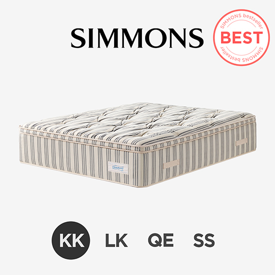 시몬스 [30일 구매시 5만 상품권 100%증정][시몬스] 뷰티레스트 자스민. 킹오브킹 매트리스