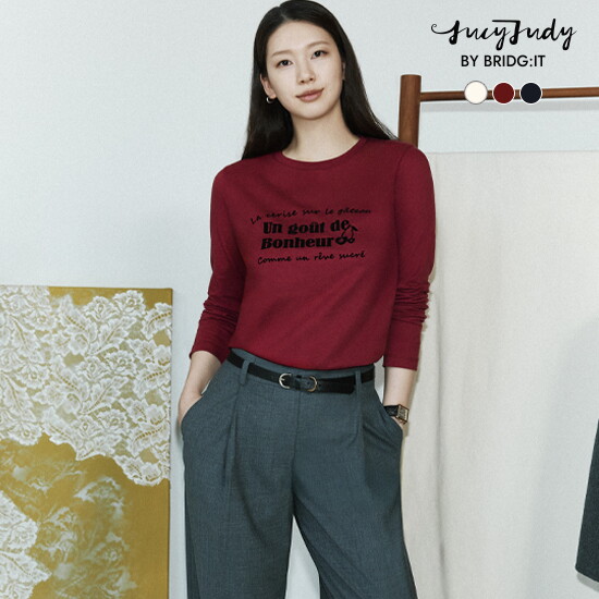 ○ [바이브리짓X쥬시쥬디] 26FW 아트웍 티블라우스 3종 5
