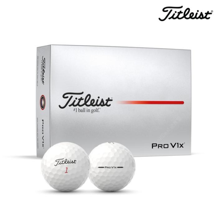 타이틀리스트 타이틀리스트 골프공 Pro V1X 25 골프볼 4피스 12개입, 화이트