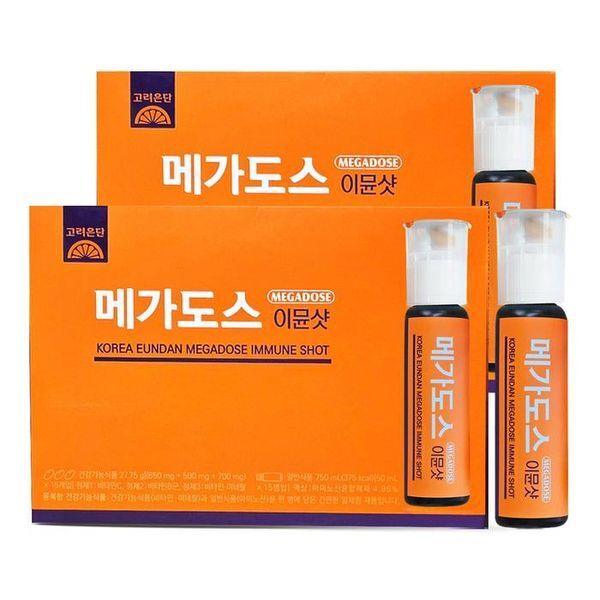 하프클럽(식품) [하프클럽/기타]고려은단 메가도스 이뮨샷 15병 x 2개 액상비타민 아르기닌 D