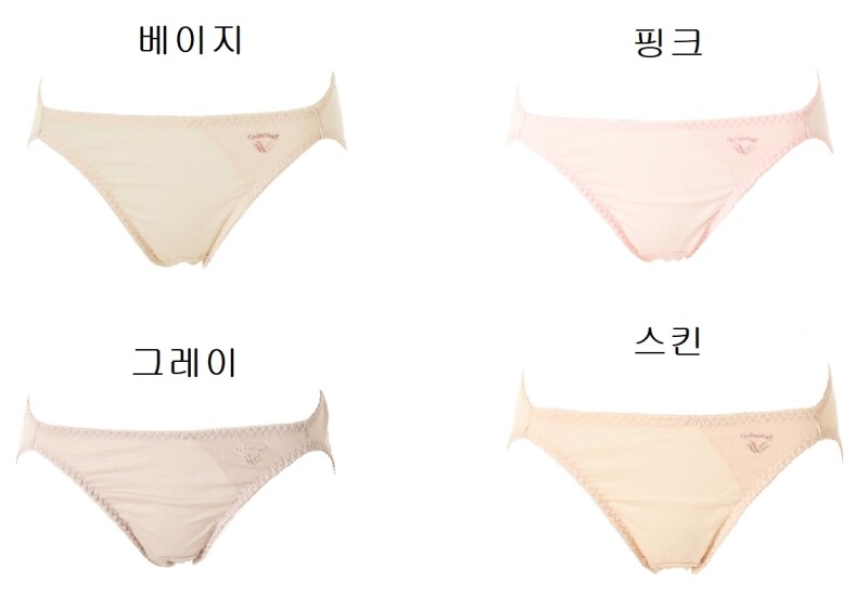 와코루 밑위 낮은 순면 데일리 여성 팬티 면팬티 WPT5128