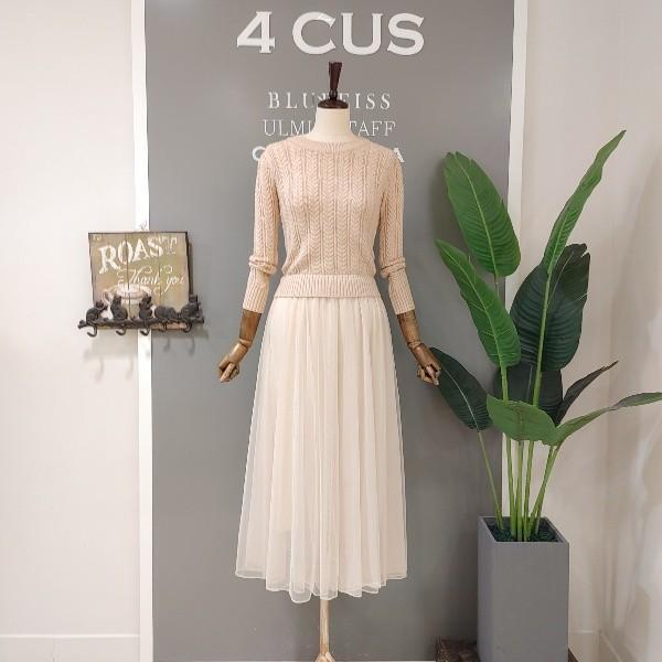 포커스(대백) [대구백화점SG] 21FW0J9OP52491_첼로 샤 플리츠 롱 원피스