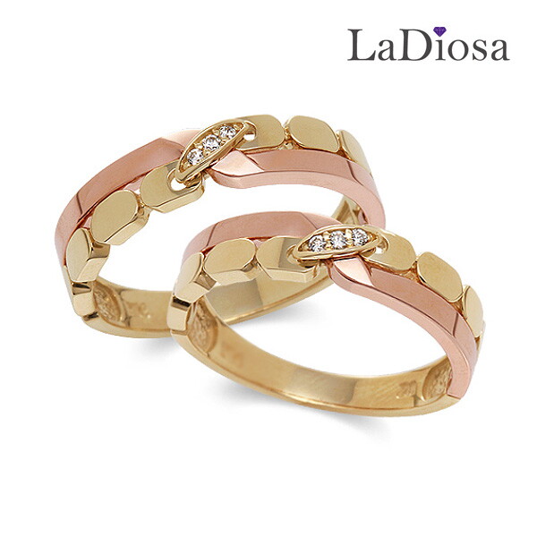 La Diosa 라디오사 18K 커플링 세트 G18B-340OR 남녀한쌍