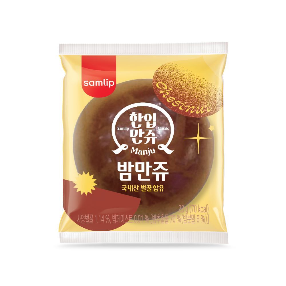 삼립 삼립 한입 정통밤만쥬23g 100입