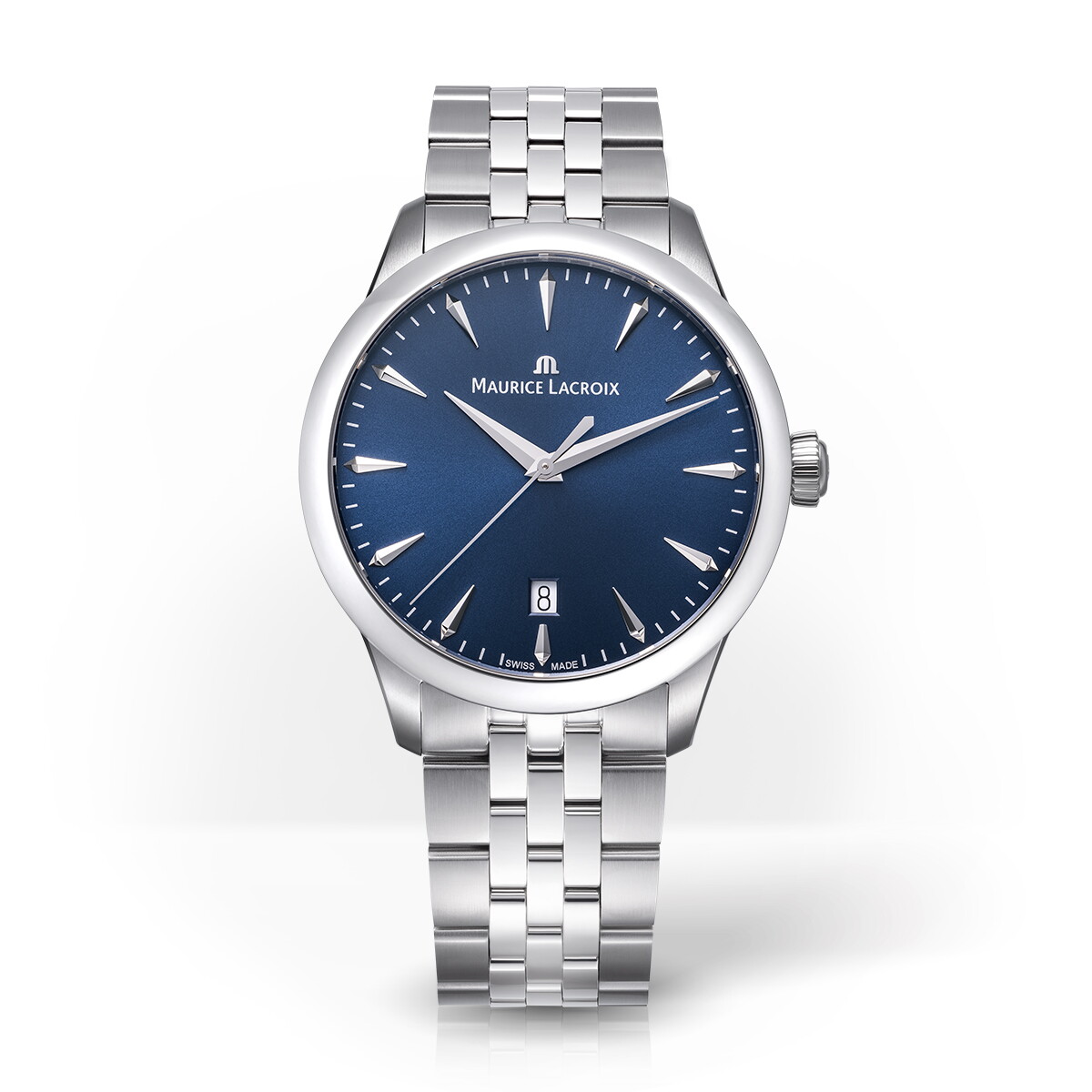 모리스 라크로와 모리스라크로와 1975 데이트 쿼츠 39mm 751007-SS002-430-1