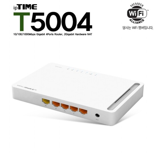 IPTIME (카드할인) ipTIME T5004 4LAN 포트 기가비트 유선공유기
