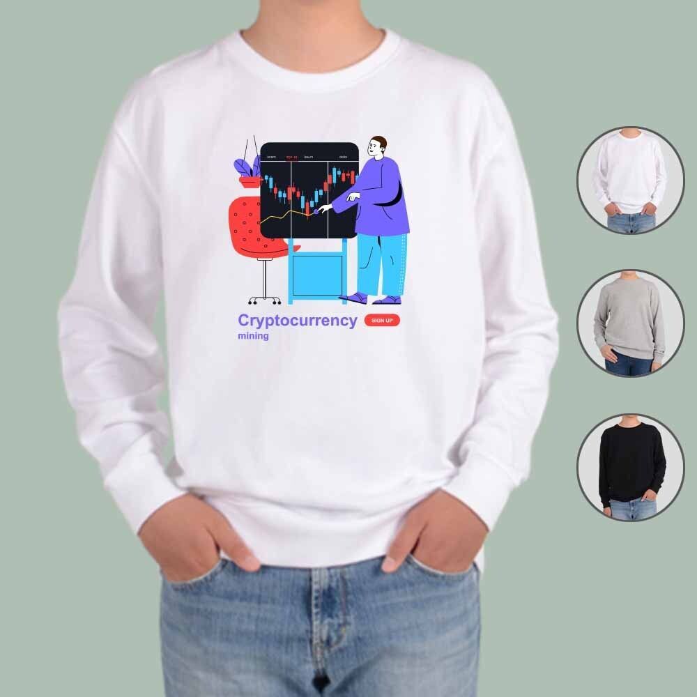 친절한탄씨 기모맨투맨 가상화폐 비트코인 블록체인 디자인