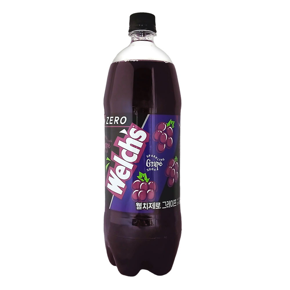 웰치스 웰치스 제로 포도 1.5L x 6펫 / 탄산음료 제로칼로리 0kcal