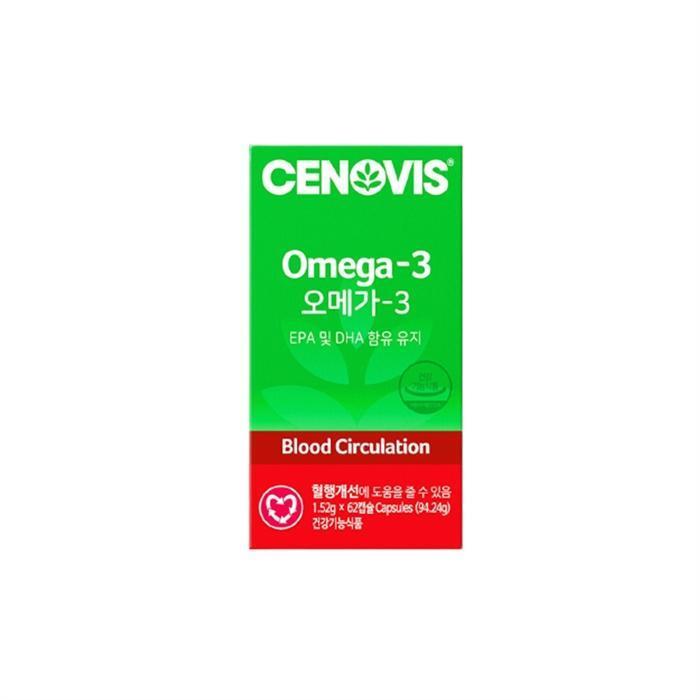 셀러허브 식품 세노비스 오메가3 62캡슐 1개