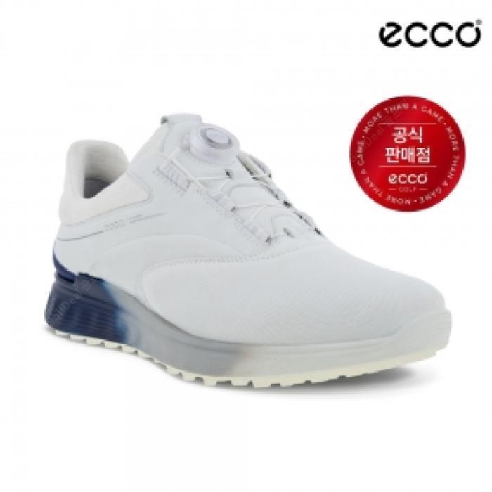 에코골프 에코 S-쓰리 보아 남성 골프화 102954-60616 화이트/블루 뎁스/브라이트 화이트