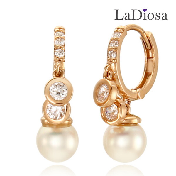 La Diosa 라디오사 18K 진주 귀걸이 LK18OP-0203E