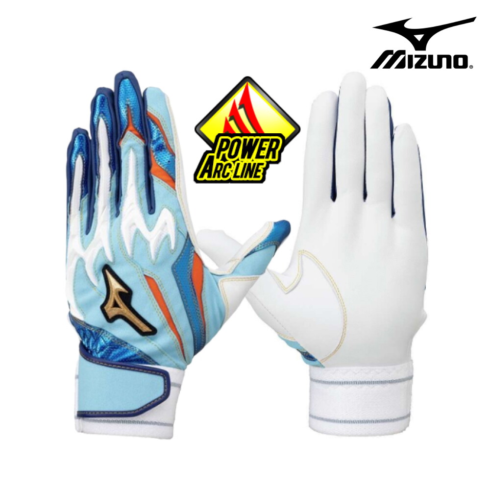미즈노 미즈노 프로 야구 실리콘파워 양가죽 배팅장갑 스카이