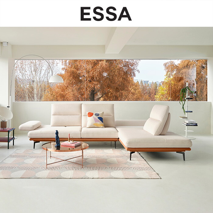 에싸 [03.30~04.05 헤드1개]마제티 4인 오픈코너형 스윙기능 크라비츠 패브릭 소파