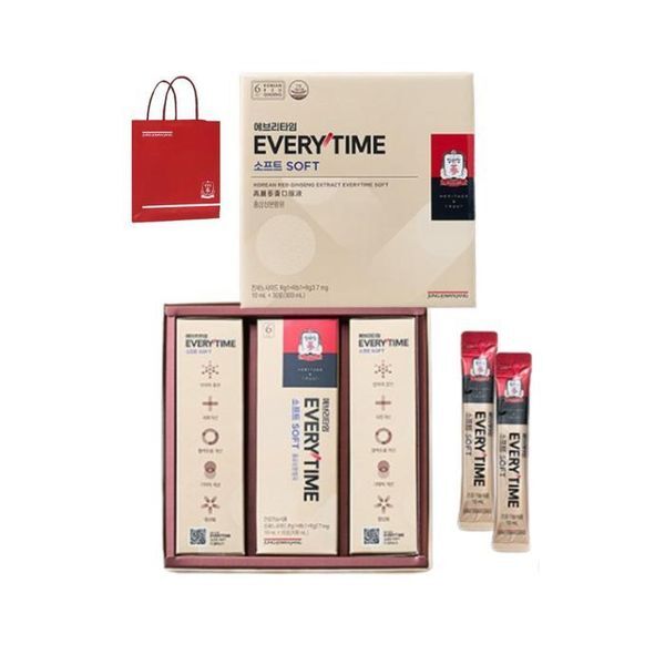 하프클럽(식품) [하프클럽/기타]정관장 홍삼정 에브리 타 임 소프트 10ml 30포 x1개   쇼핑백