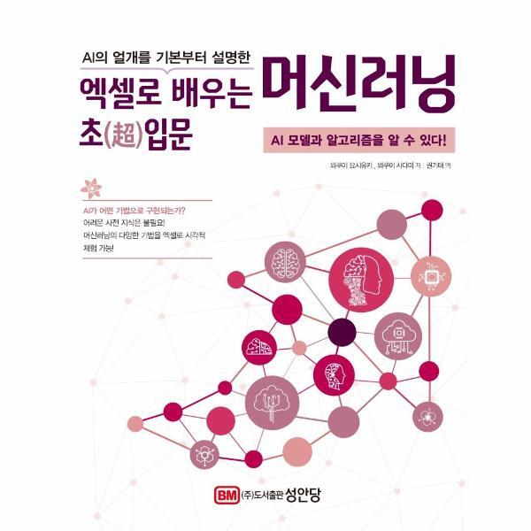 웅진북센 엑셀로 배우는 머신러닝 초입문 : AI의 얼개를 기본부터 설명한