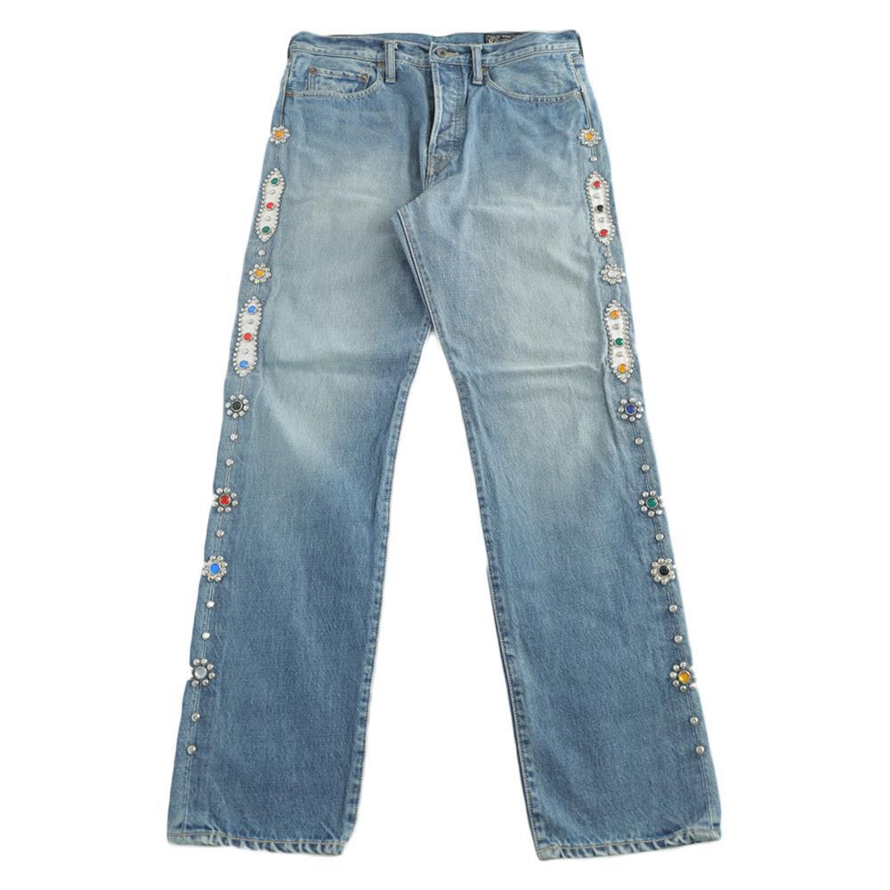 기타브랜드 25FW 14온즈 몽키시스코 잼스톤 데님 팬츠 라이트블루 EK-1174LPA PRO