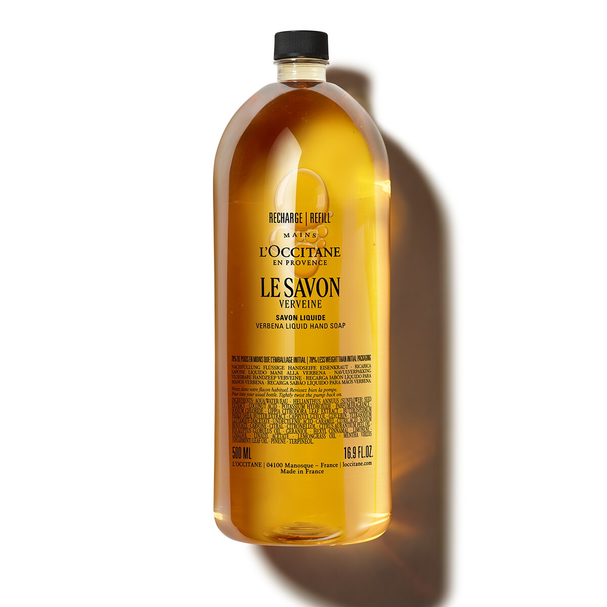 록시땅 시어 버베나 리퀴드 핸드 솝 리필 500ml (카리테 콩포르)