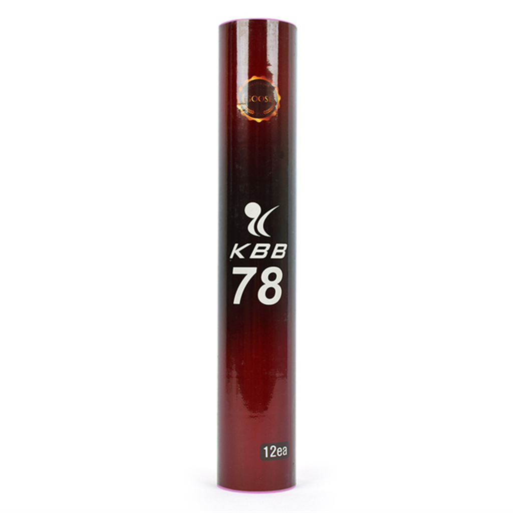 케이비비 KBB 78 셔틀콕 배드민턴공 거위 깃털 동호인 클럽 게임용