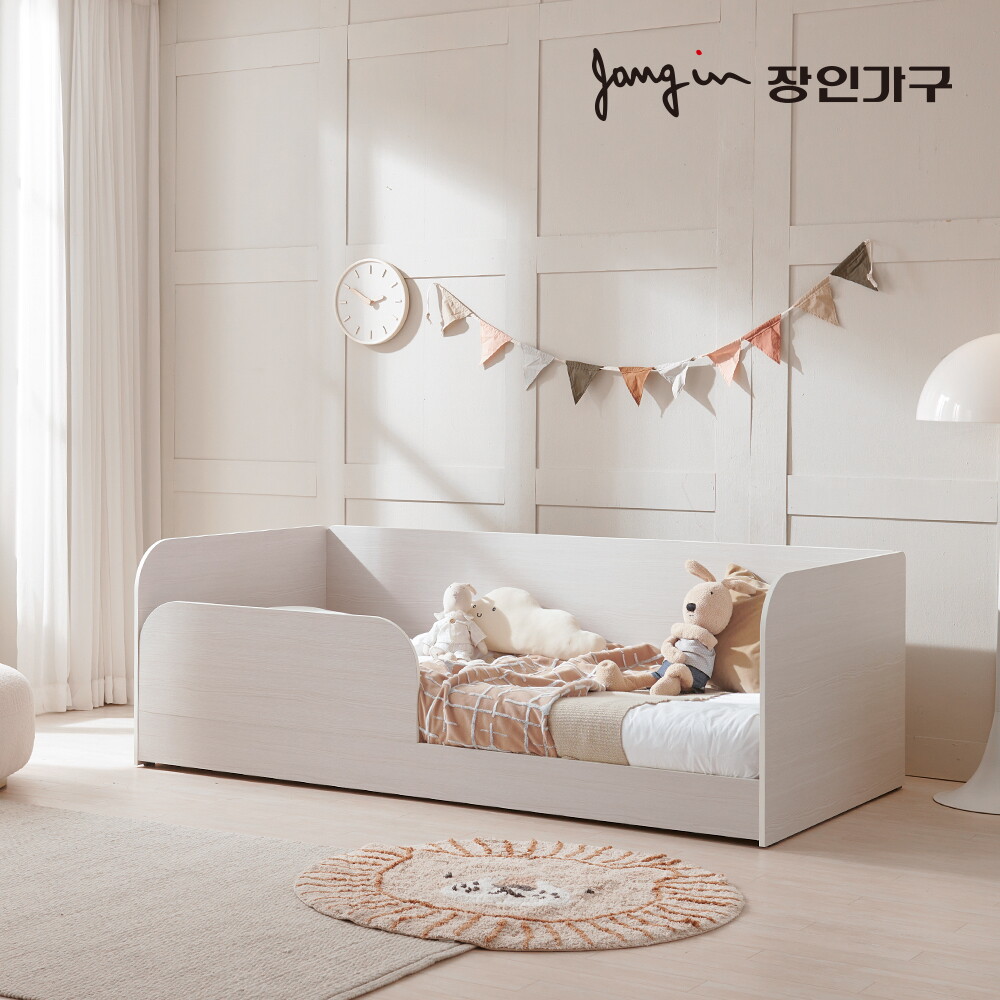 장인가구 (무료배송) 뉴피터 E0등급 저상형 데이베드 침대 일반형 S +낮은포켓+가드