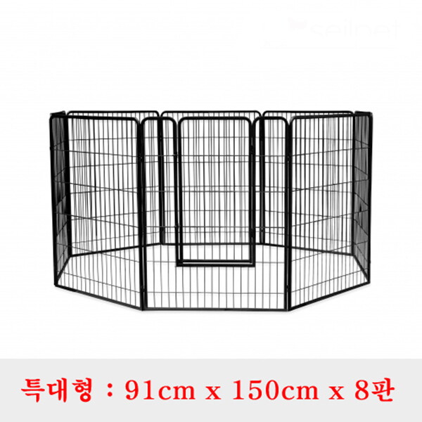 도그씨 애견울타리 파이프/부식방지 애견 팔각운동장 특대형