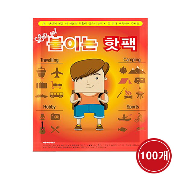 파비온 바이온 붙이는 핫팩 (48g X 100매)