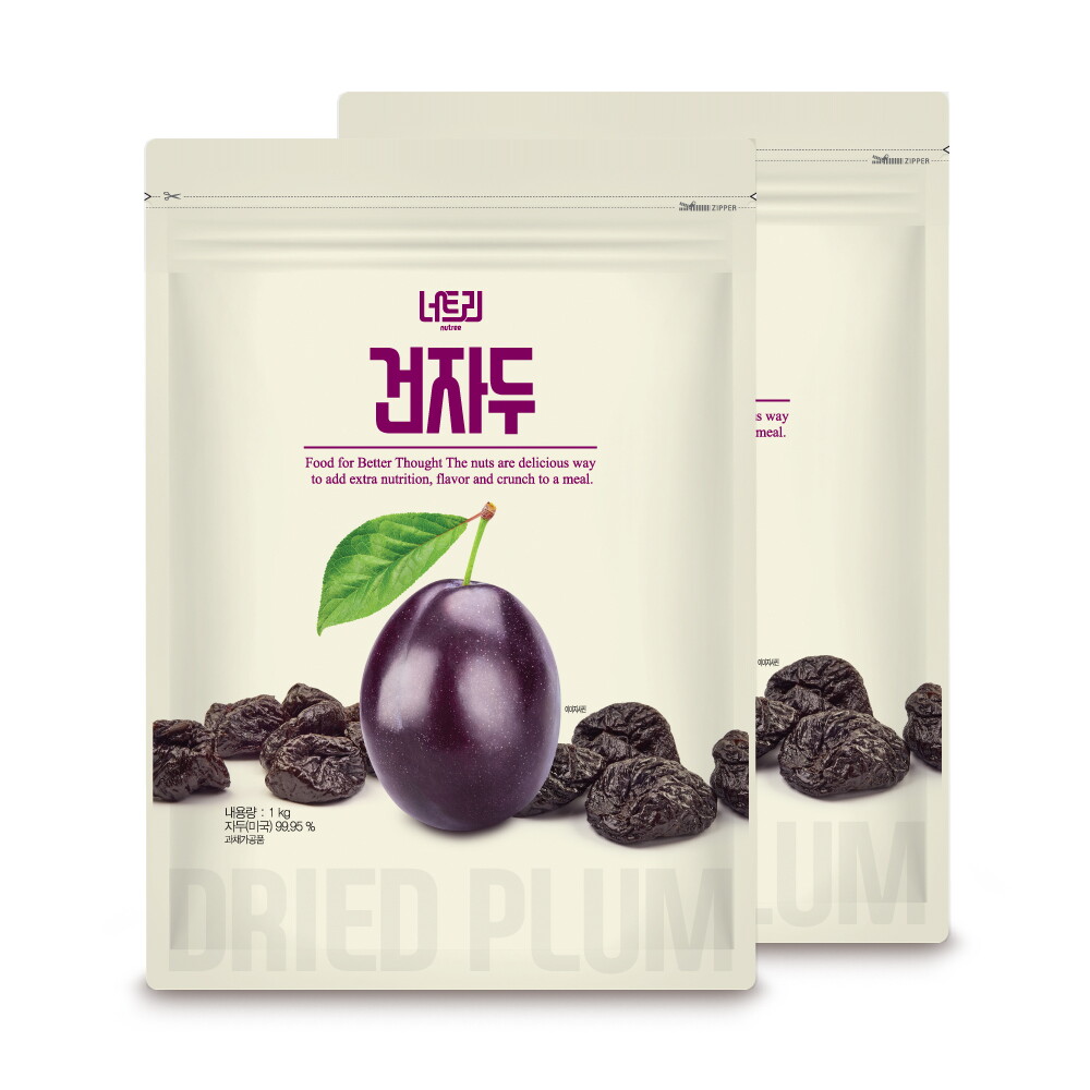 너트리 씨를 뺀 건자두 1kg x 2개 프룬