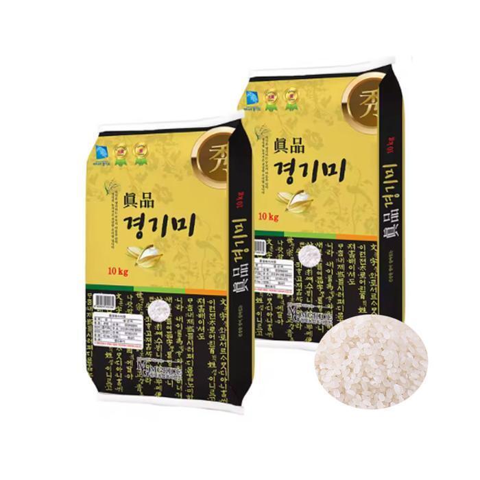 셀러허브 식품 25년 햅쌀 진품 경기미 20kg (10kg+10kg)상등급