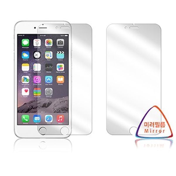 교보문고 바이오쉴드 애플 아이폰6 플러스 미러 항균 액정보호필름 (후면필름 무료증정)