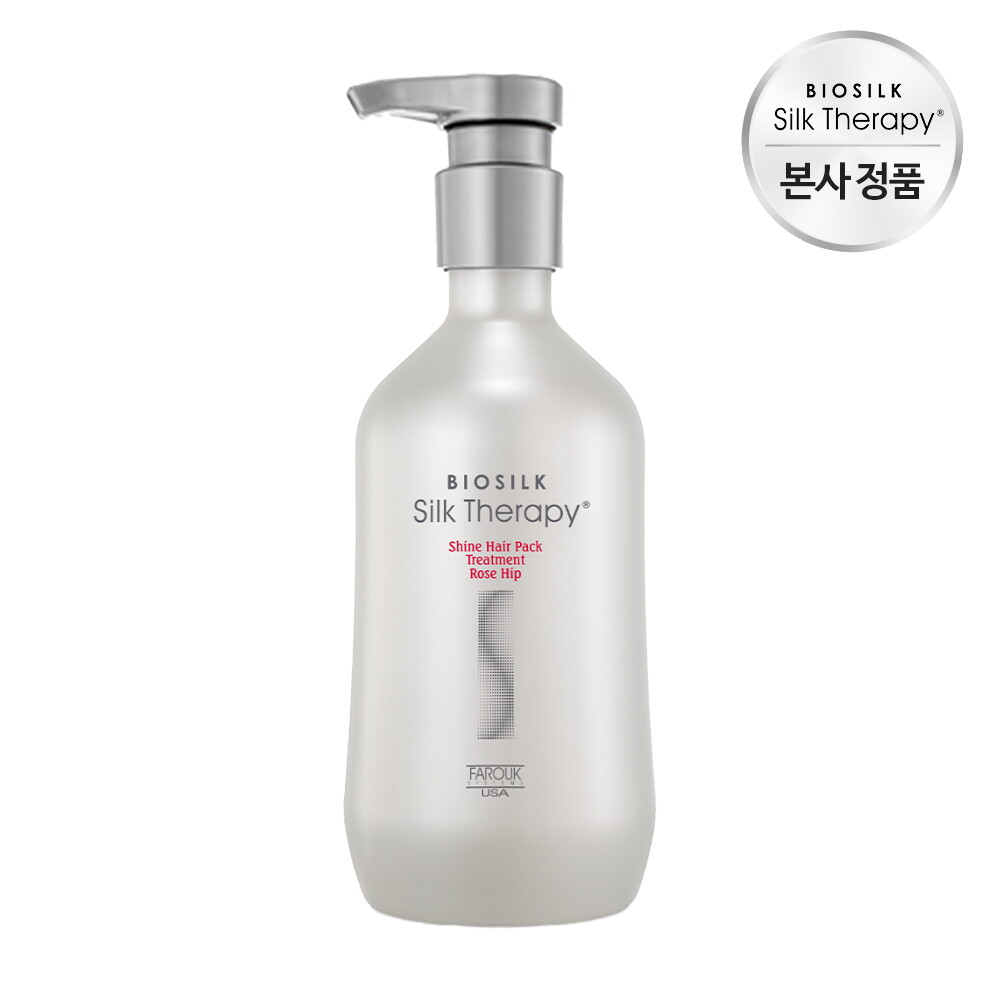 실크테라피 실크테라피 샤인 헤어팩 트리트먼트 로즈힙 500ml
