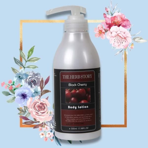 교보문고 더허브스토리 보습 바디로션 블랙체리 500ml
