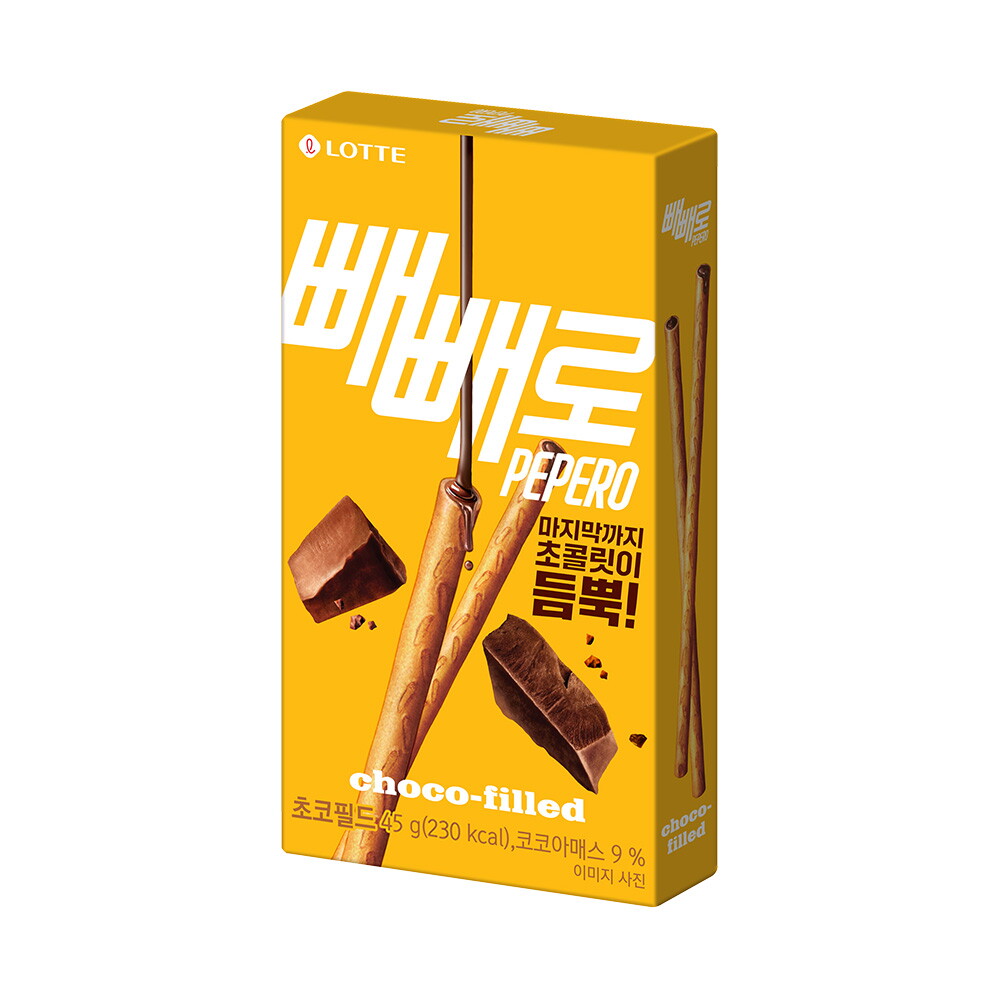롯데웰푸드 초코필드 빼빼로 45g X40개