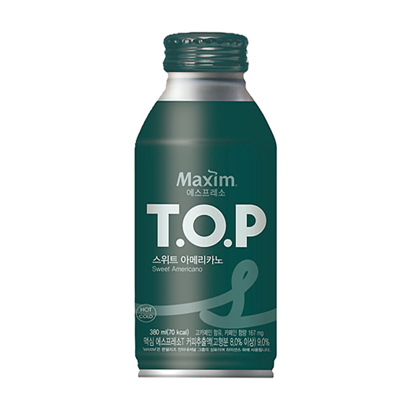 맥심 티오피 스위트아메리카노 380ml x 48캔 / 캔커피 커피음료