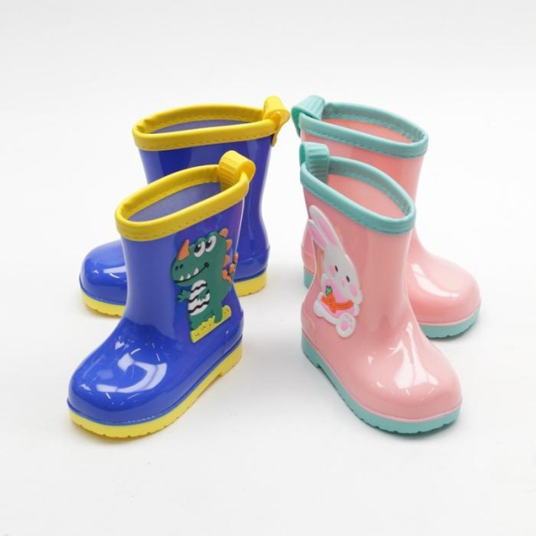 프롬슈그린 [프롬슈][프롬슈] 올벳리 배색 키즈장화 아동레인부츠 (10417922)