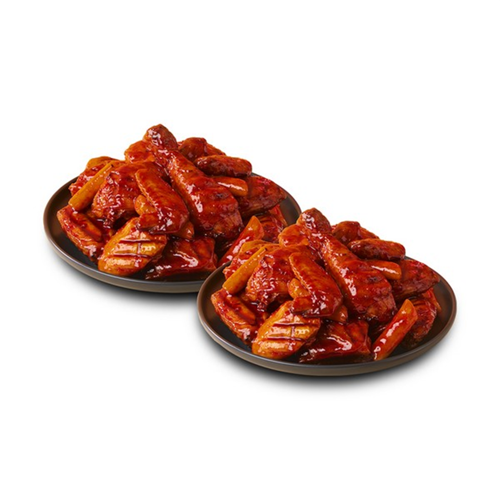 동근이숯불두마리치킨 (동근이) 숯불양념구이(뼈)+숯불양념구이(뼈)